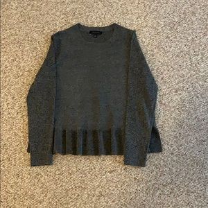 Ann Taylor top with ruffle on the front